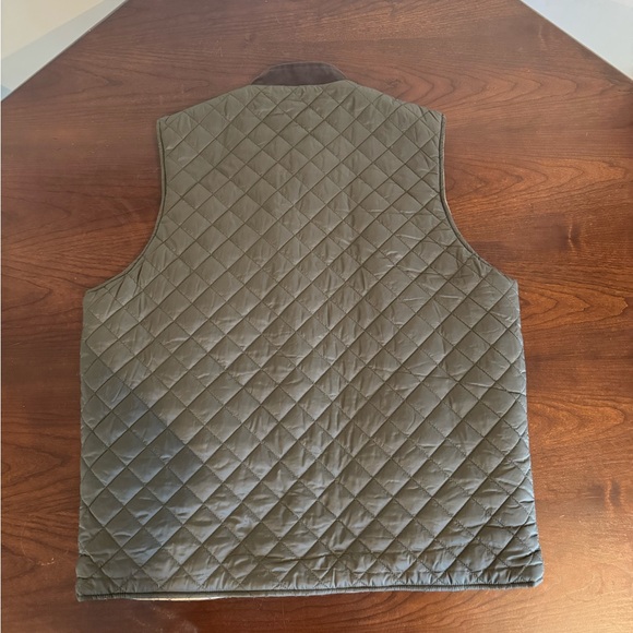 Madison Creek Reversible Quilted Vest - Olive Green/Beige - Picture 2 of 4
